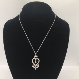 CZ Heart Necklace